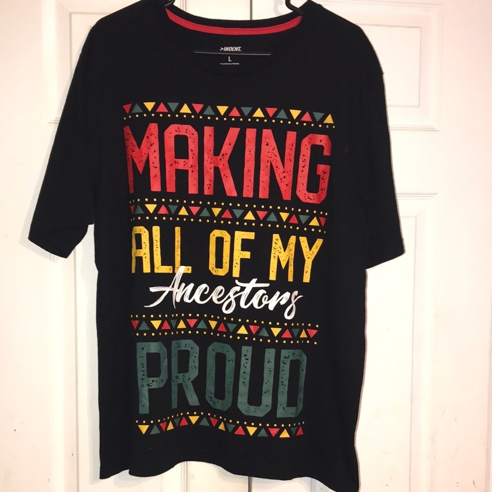 NWOT Unisex Tee with Bold Text